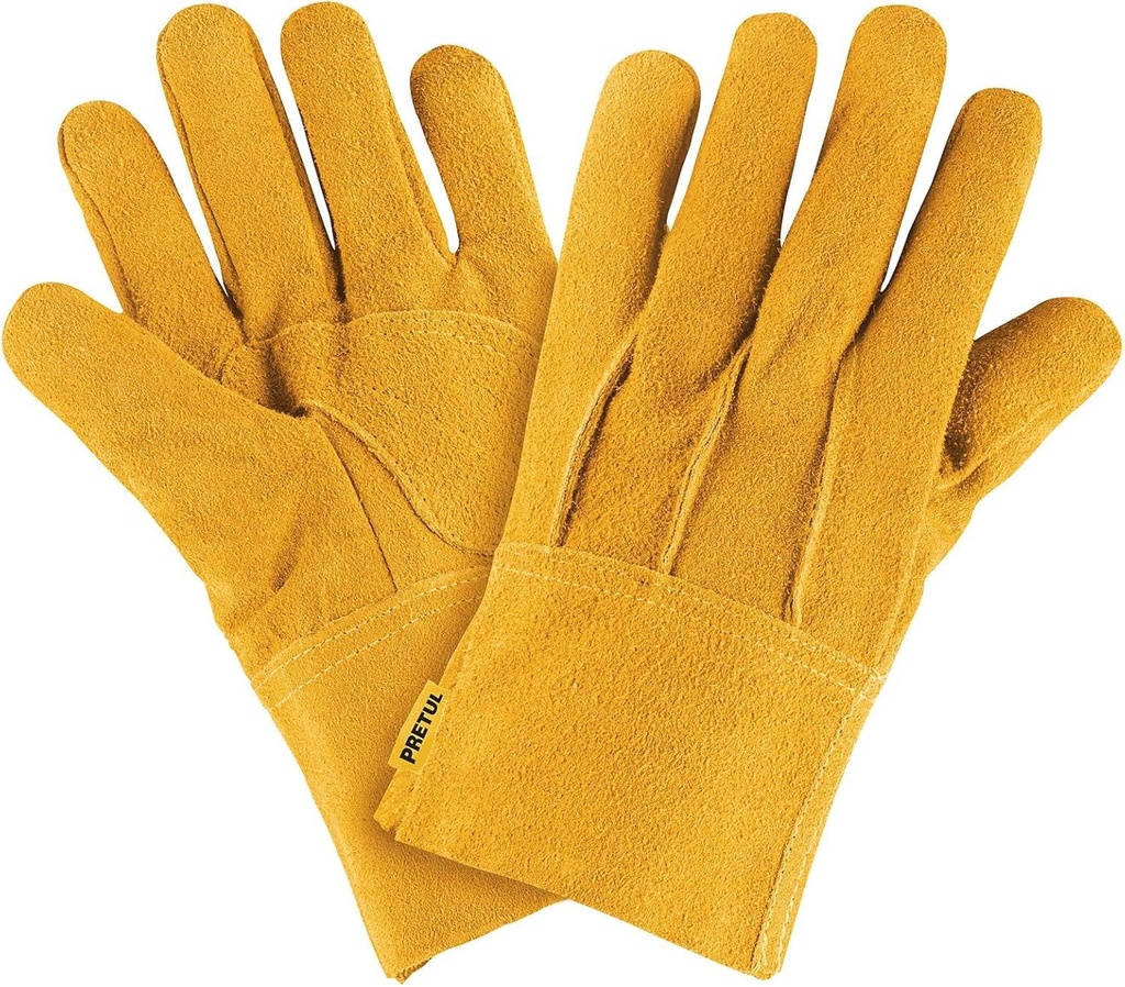 Guantes de carnaza cortos Pretul (5 piezas)